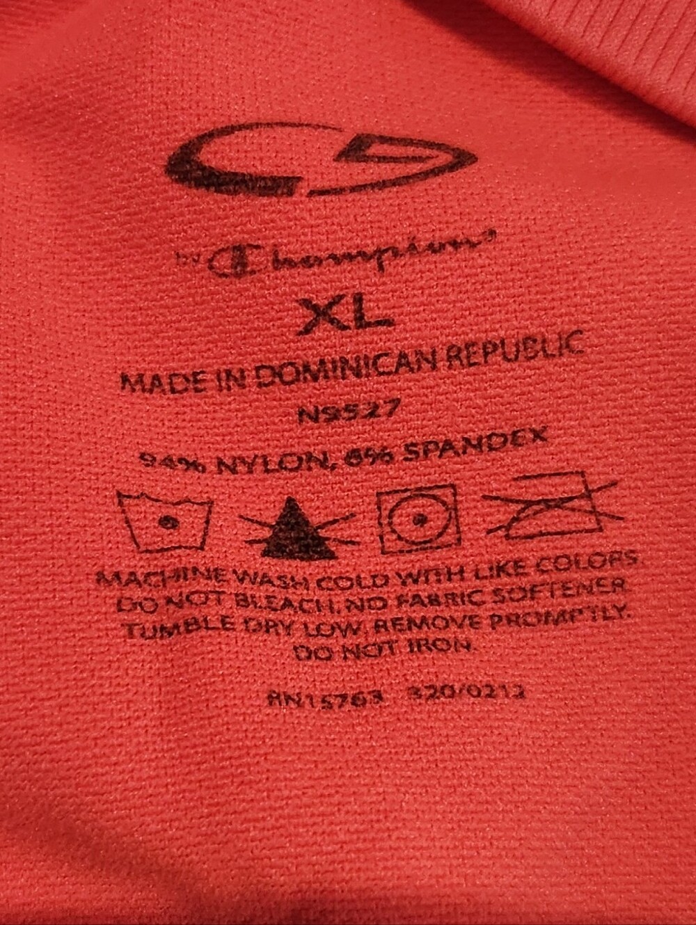 Champion Seamless Sports Bra Coral Pink XL Low Impact Strappy Back - Picture 8 of 11